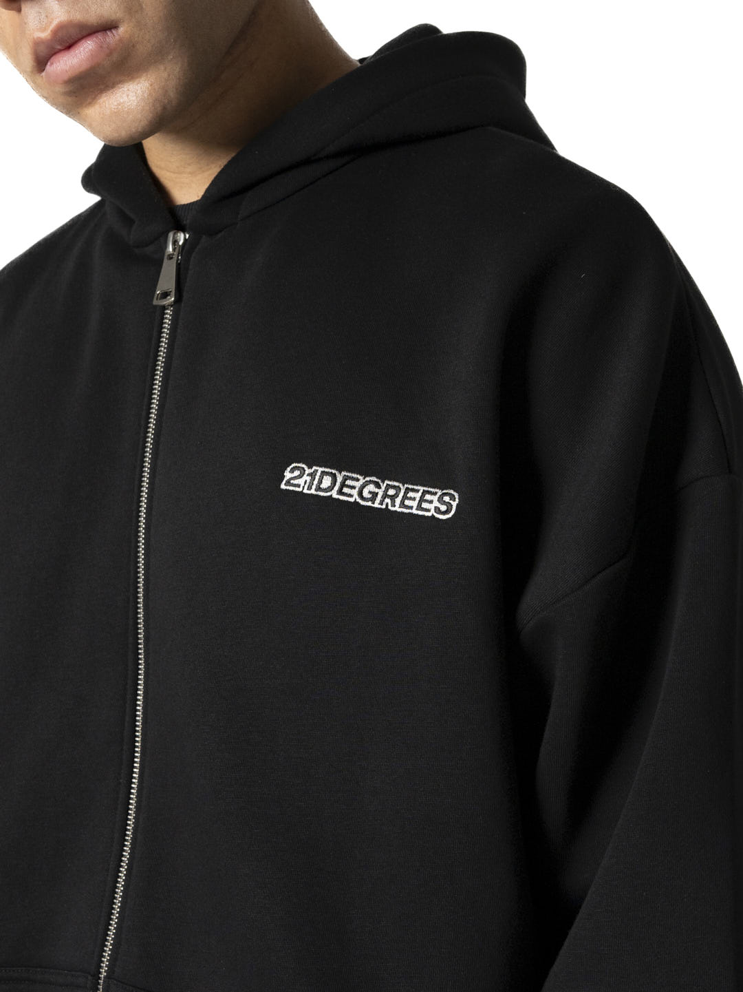 ZIP HOODIE BLACK