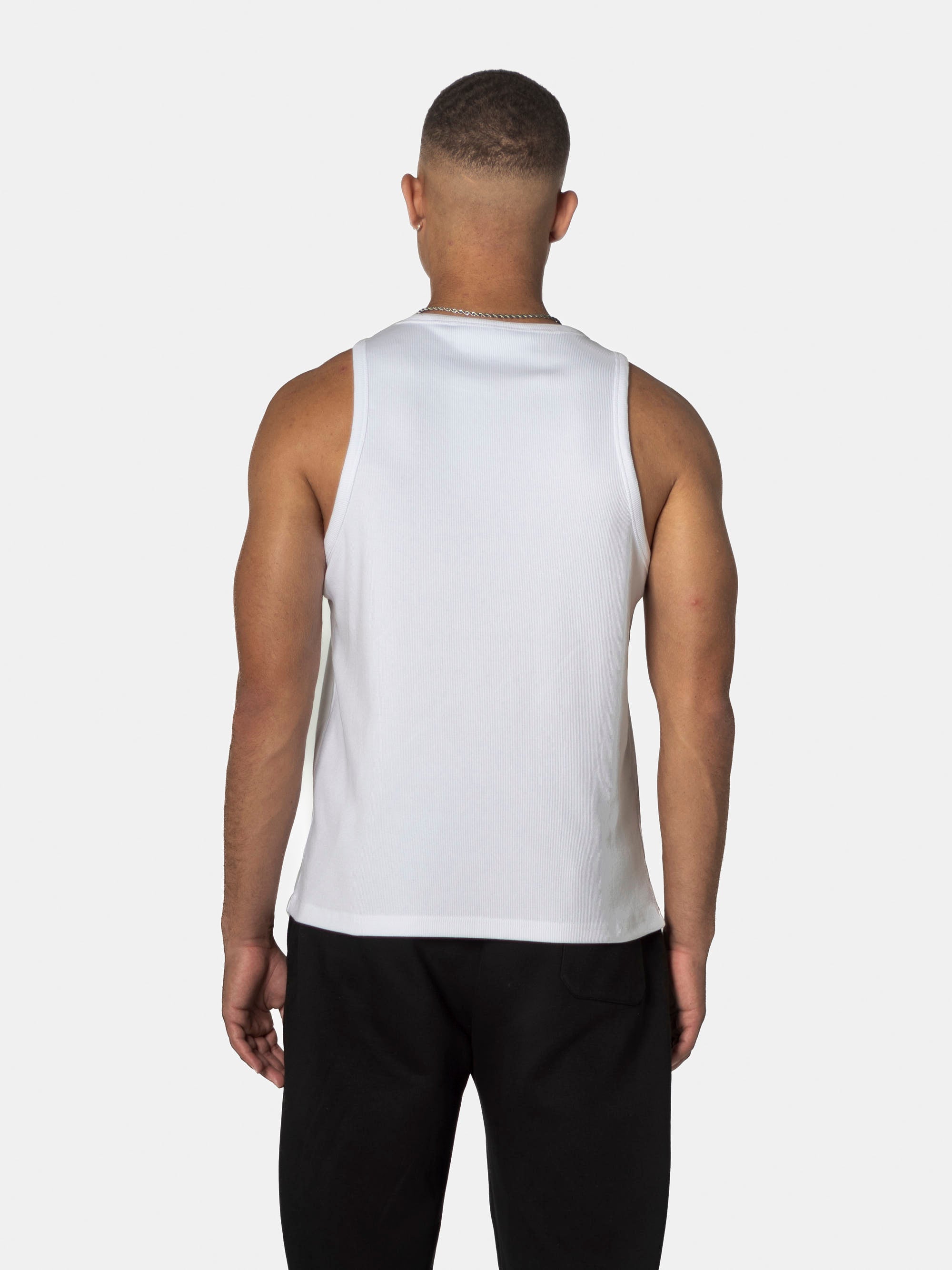 RIBBED TANKTOP WHITE BUNDELS